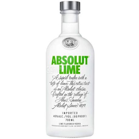Absolut Lime, Водка Лайм, 0,7 л