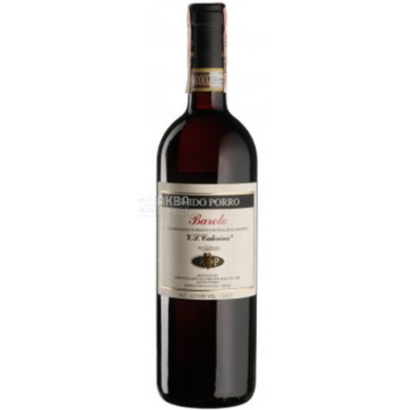 Barolo Vigna Santa Caterina Guido Porro, Вино червоне, сухе, 0,75 л