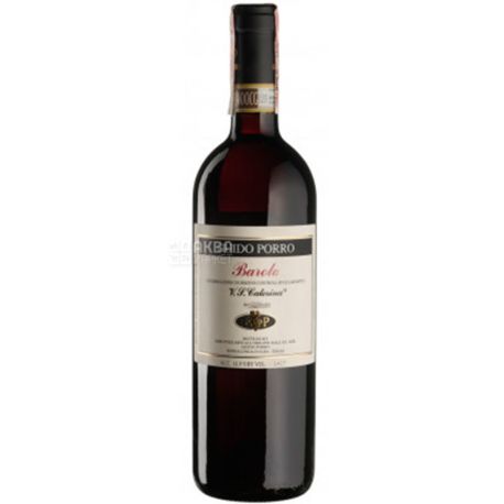 Barolo Vigna Santa Caterina Guido Porro, Вино красное, сухое, 0,75 л