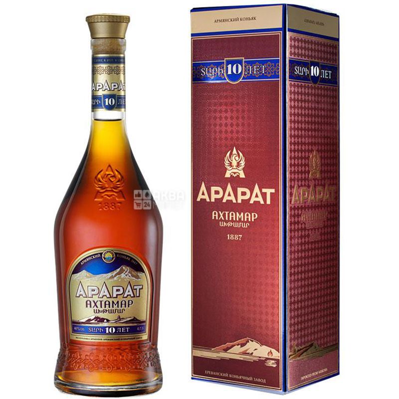 Ararat Akhtamar, Коньяк, 10 лет, 0,7 л Купить с доставкой 24/7, цена и