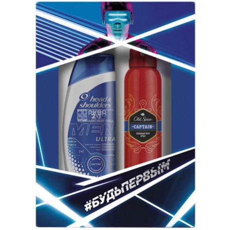 Head & Shoulders, Gift set for men, men Ultra shampoo Comprehensive care 360ml + deodorant Old Spice 150ml