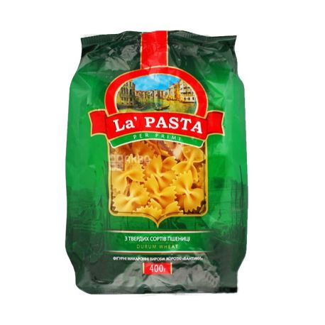 La Pasta, 0.4 kg, pasta, bows