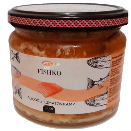 Fishko, 260 g, Salmon slices