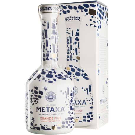 Metaxa Grande Fine, Brandy, 0.7 L, 15 years old. ceramic bottle