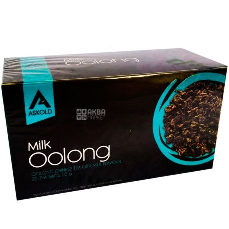 Askold, Milk Oolong Tea, 25 Tea bags, Tea bag, Oolong Tea, Milk flavor