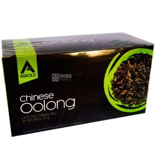 Askold, Milk Oolong Tea, 25 пакетиков, Аскольд, Чай китайский, улун, байховый, молочный