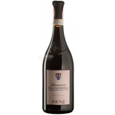 Zeni, Amarone della Valpolicella Barriques, Вино червоне сухе, 0,75 л
