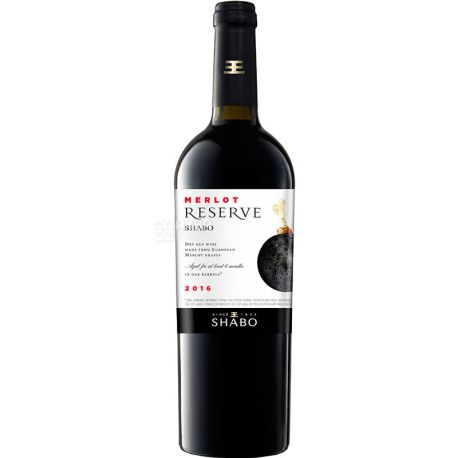 Shabo Reserve Мерло, Вино сухое красное, 0,75 л