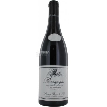 Bourgogne Les Perrieres Simon Bize et Fils, Вино червоне, сухе, 0,75 л
