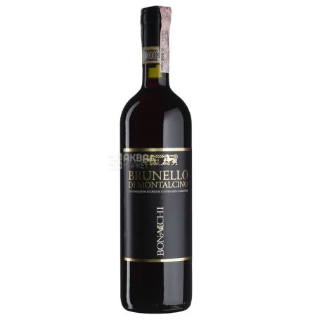 Brunello di Montalcino Bonacchi, Вино червоне сухе, 0,75 л