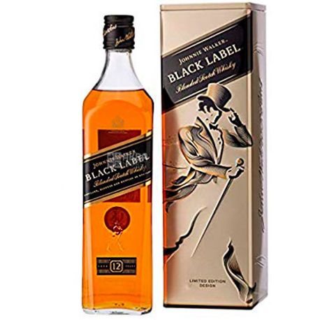 Johnnie Walker, Black label, Виски в подарочной металлической коробке, 0,7 л