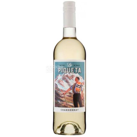 La Piqueta, Chardonnay, Вино белое сухое, 0,75 л