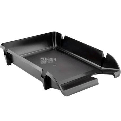 Axent, Tray horizontal, for documents, black