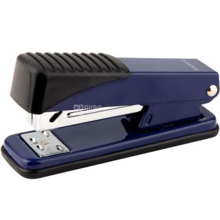 Axent Exakt-2, Акцент Экзакт-2, Степлер металлический, 24/6, синий