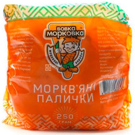 Vovka Carrot, Carrot sticks, 250 g