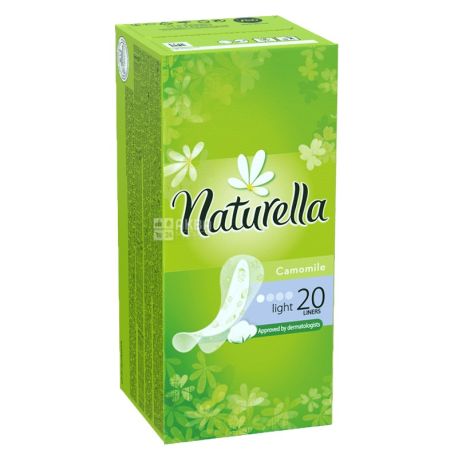 Naturella, Camomile Light Deo, 20 шт., Прокладки ежедневные