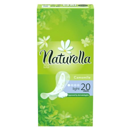 Naturella, Camomile Light Deo, 20 шт., Прокладки щоденні