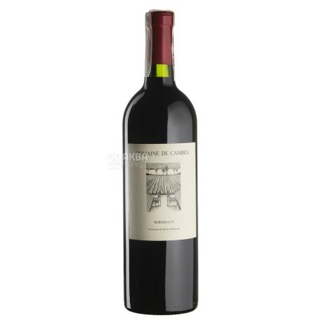 Domaine De Cambes Chateau Roc De Cambes, Вино красное сухое, 0,75 л