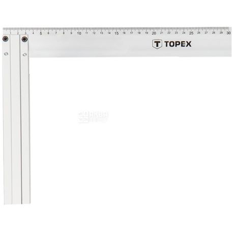Topex, Угольник строительный, алюминиевый, 300x175мм