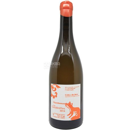 Chardonnay Les Gaudrettes, Вино біле сухе, 0,75 л