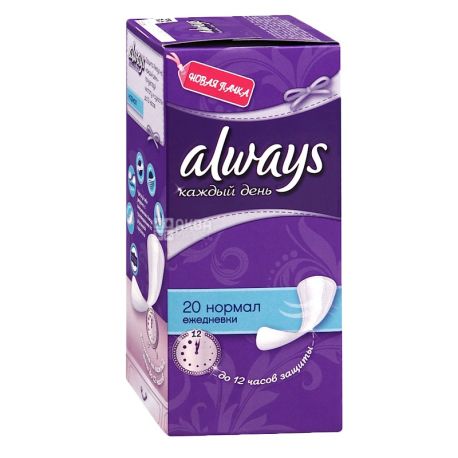 Always, 20 шт., прокладки, Everyday Normal Single