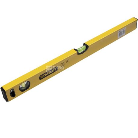 Stanley Classic Box Level, Уровень алюминиевый с 2 капсулами, 600 мм