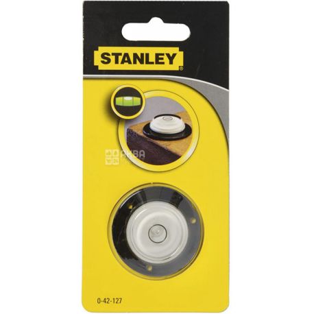 Stanley, Plastic level with 1 capsule, round, 25 mm