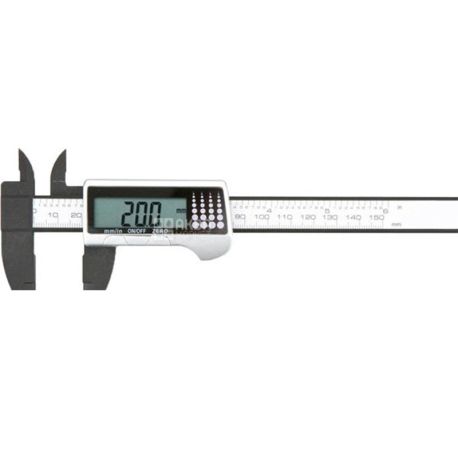 Top tools, Штангенциркуль цифровой, композит углеродного волокна, 150 мм