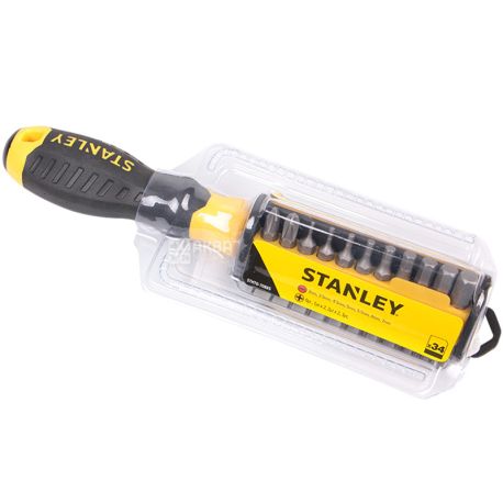  Stanley Multibit, screwdriver with nozzles, 100 mm