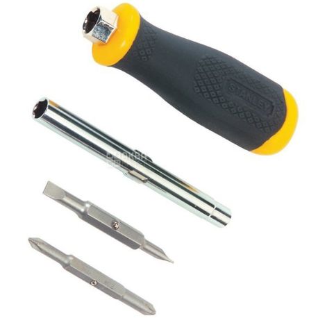 Stanley 6 Way, screwdriver with nozzles, 100 mm