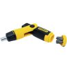 Stanley PISTOL GRIP RATCHET, Отвертка реверсивная с насадками и пистолетной рукояткой