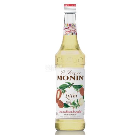Monin Litchi, 0,7 л, Cироп Монин, Личи, стекло