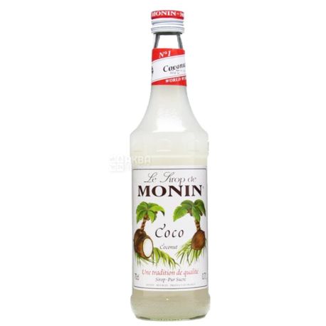 Monin, Coconut, 0,7 л, Cироп Монин, Кокос, стекло