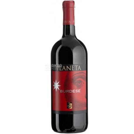 Planeta, Burdese, Вино красное сухое, 1,5 л