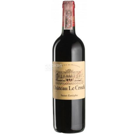 Chateau Le Crock, Dry red wine, 0.75 L