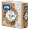 Grite Plius Ecological, 4 рул., Туалетний папір Грито Плюс Еколоджікал, 3-х шаровий, 14 м