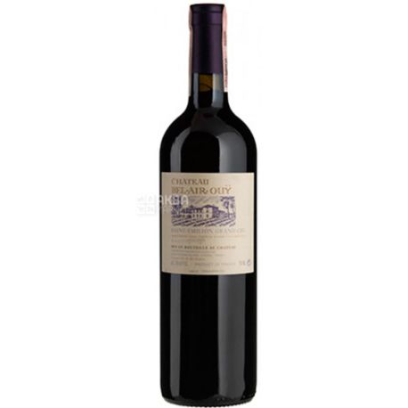 Chateau Bel Air Ouy, Dry red wine, 0.75 L