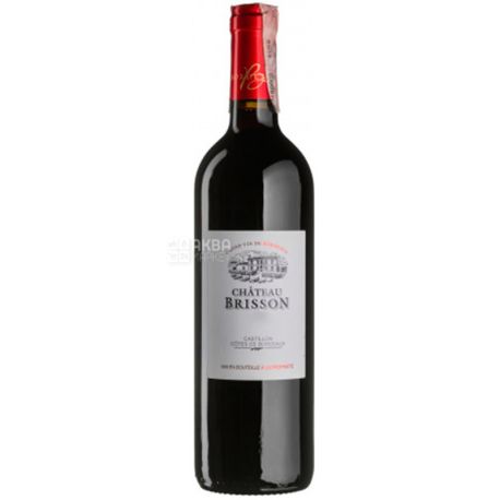 Chateau Brisson, Вино красное сухое, 0,75 л