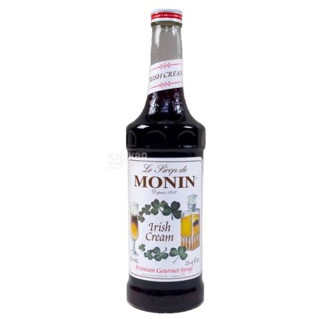 Monin, Irish cream, 0,7 л, Сироп Мониін, Ірландський крем, скло