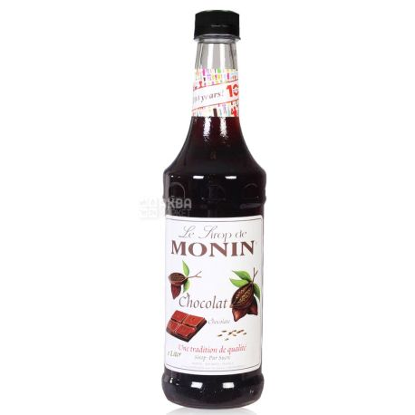 Monin Chocolate, Chocolate Syrup, 0,7 l, glass