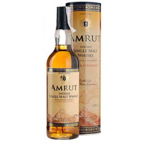 Amrut Cask Strength, Single malt whiskey, 0.7 L
