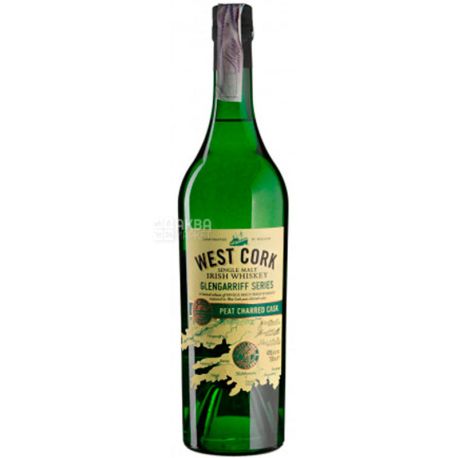 West Cork, Glengariff Peat Charred, Виски односолодовый, 0,7 л