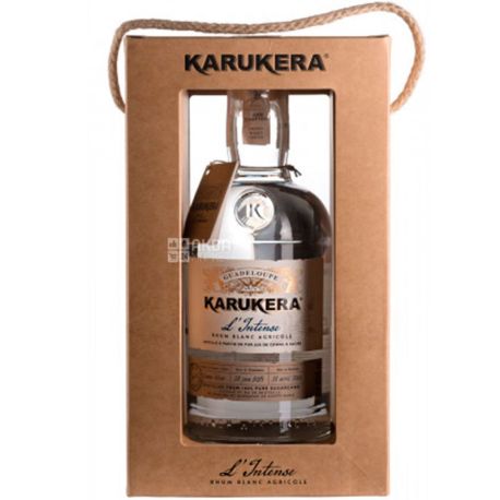 Rum Karukera, Karukera Blanc Agricole L’Intense, Ром міцний, 0,7 л