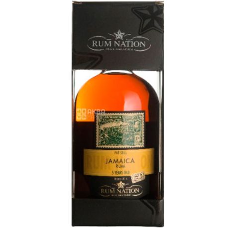 Rum Nation, Jamaica 5 y.o Pot Still Oloroso Sherry Finish, Ром крепкий, 0,7 л
