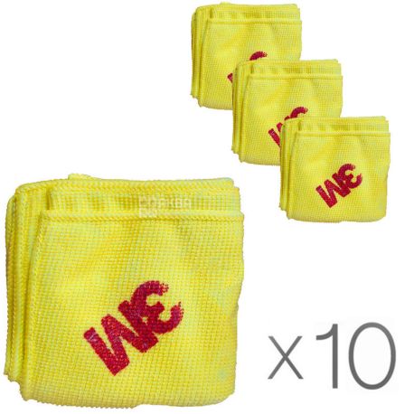 3M, 36x36 cm, pack of 10 PCs., microfiber Cloth, yellow