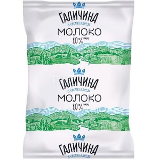 Галичина, 900 г, 1%, Молоко, Ультрапастеризованное