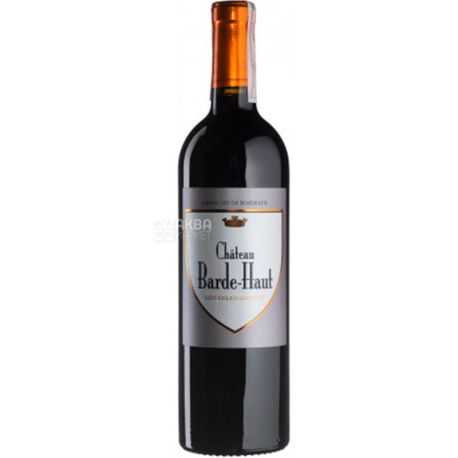 Chateau Barde Haut, Вино красное сухое, 0,75 л