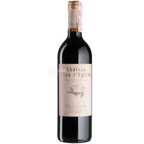Chateau Clos l'Eglise, Вино красное сухое, 0,75 л