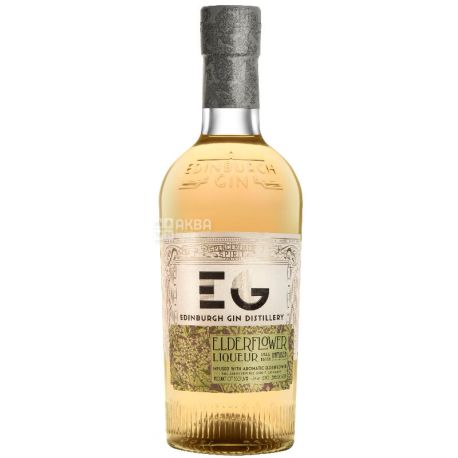 Edinburgh Gin, Elderflower liqueur, Liquor, 0.5 L