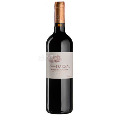 Chateau Darzac Rouge, Chateau Darzac, dry red Wine, 0.75 l